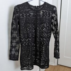 Isabel Marant pour H&M Black Lace Top